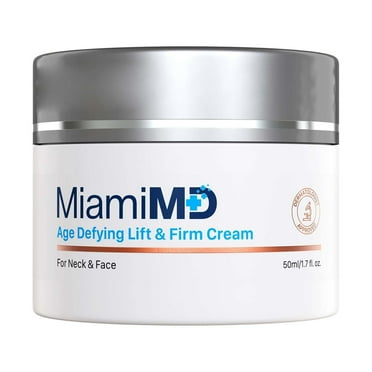 Miami MD Age Defying Lift and Firm Cream - Age Defying & Firm and Skin Firming, Age-Defying Lift & Firm Cream - Anti Aging and Skin Firming for All Skins Types, 50 ml (1.7oz)