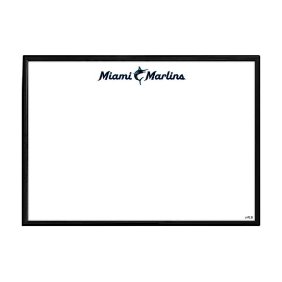Miami Marlins 27" x 19" Dry Erase Wall Sign