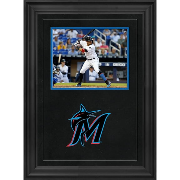 Miami Marlins Deluxe 8" x 10" Horizontal Photograph Frame with Team Logo