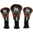 thumbnail image 1 of Team Golf MLB MIAMI MARLINS Contour Golf Club Headcovers (3 Count), 1 of 2