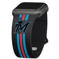 thumbnail image 1 of Miami Marlins Silicone Apple Watch Band, 1 of 3