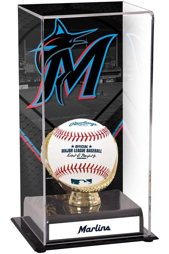 Miami Marlins Sublimated Display Case with Image