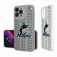 thumbnail image 1 of Miami Marlins Text Backdrop Clear iPhone Case, 1 of 7