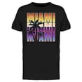 thumbnail image 1 of : Miami Miami Miami T-Shirt Men -Image by Shutterstock, Male Medium, 1 of 2