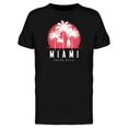 thumbnail image 1 of Miami Ocean Drive Palm Trees T-Shirt Men -Image by Shutterstock, Male 3X-Large, 1 of 2