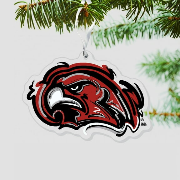 Miami Redhawks Holiday Ornament Justin Patten Artists Rendition