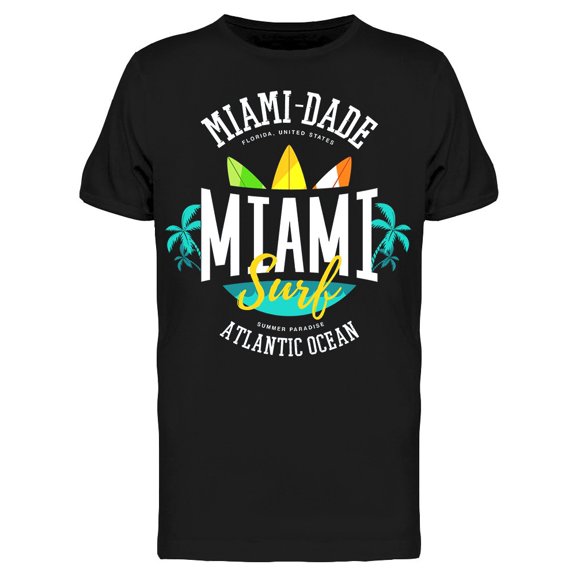 Miami Surf: Design T-Shirt Men -Image by Shutterstock, Male XX-Large