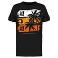 thumbnail image 1 of Miami Text With Palm Trees T-Shirt Men -Image by Shutterstock, Male Medium, 1 of 2