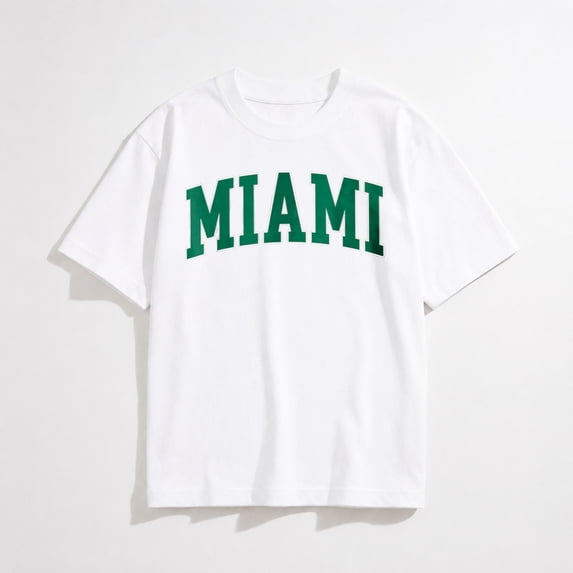 Miami - Throwback Design Print - Classic T-Shirt