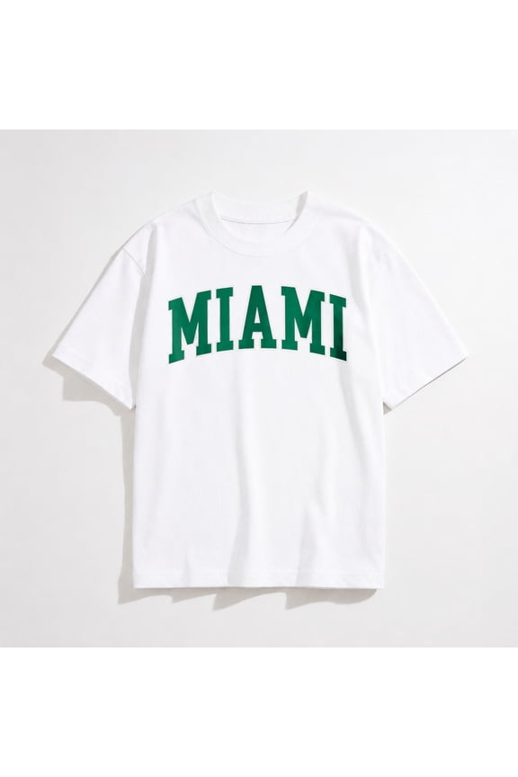 Miami - Throwback Design Print - Classic T-Shirt
