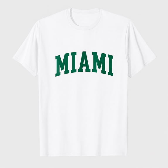 Miami - Throwback Design Print - Classic T-Shirt