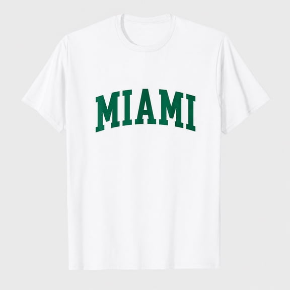 Miami - Throwback Design Print - Classic T-Shirt