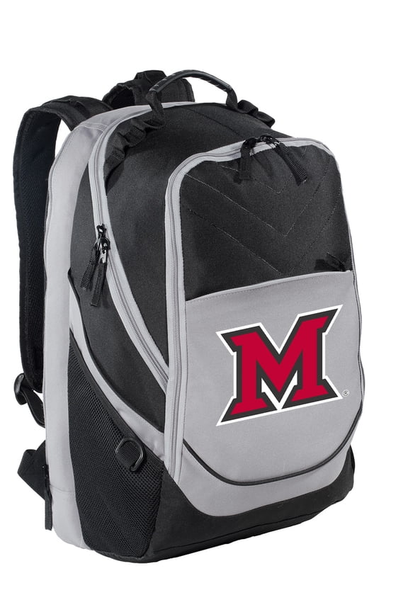Miami University Backpack Our Best Miami RedHawks Laptop Computer Backpack Bag