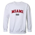 thumbnail image 1 of Miami University, OH Dad Crewneck T-Shirt, White - Extra Large, 1 of 1