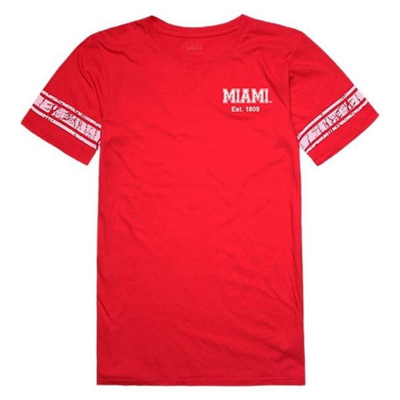 Miami University Practice T-Shirt for Women, Red - Large