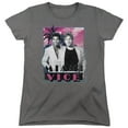 thumbnail image 1 of Miami Vice Gotchya Women's T-Shirt Charcoal, 1 of 1