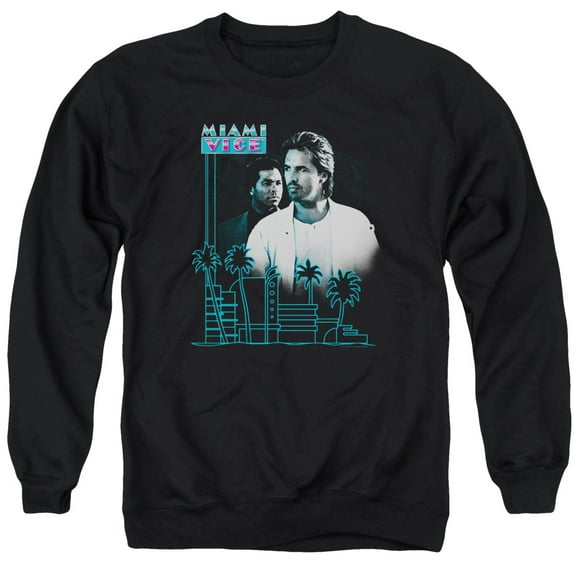 Miami Vice - Looking Out - Crewneck Sweatshirt - Small