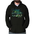 thumbnail image 1 of Miami Vintage Muscle Car Cruising Hoodie Hooded Sweatshirt Men Brisco Brands S, 1 of 6
