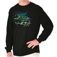 thumbnail image 1 of Miami Vintage Muscle Car Cruising Men's Long Sleeve Tee T Shirt Brisco Brands S, 1 of 6