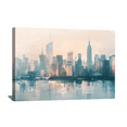 thumbnail image 1 of Miami Wall Art Miami Poster Large Canvas Art City Scenes Abstract Painting For Livingroom Home Office Decor, 1 of 6