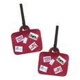 thumbnail image 1 of Miamica Luggage Tags 2-Pack (Red), 1 of 1