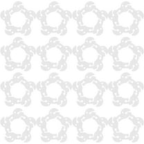 ADDHAT Balloons Clips for Decorating Tool and Balloon Connectors 100Pcs 2.4x2.4in