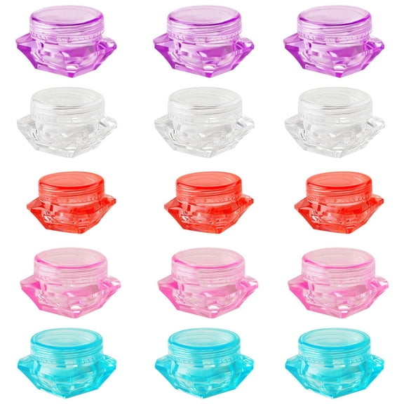 40pcs Refillable Empty Makeup Sample Jars with Spatulas
