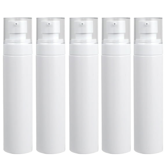5Pcs Empty Foaming Pump Bottles 100ML White