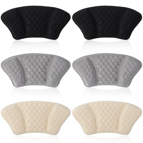 Mian 6 Pairs Heel Pads Heel Grips Shoe Heel Pad Heel Cushion Heel Protectors Shoe Pads Inserts Heel Grips For Shoes Too Big