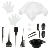 Hair Dye Kit with Brush, Bowl & Tools - 11pcs