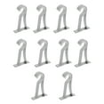thumbnail image 1 of Miangastore 10 Pack White Curtain Rod Brackets for 25-30mm Pole, 1 of 6