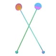 Miangastore 2 Stainless Steel Cocktail Stirrers for Mixing Drinks and