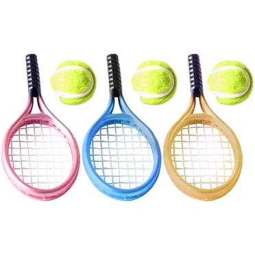 Champion Sports 21-Inch Plastic Tennis Racquet Set Assorted Colors ...
