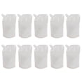 thumbnail image 1 of Miangastore 50 Clear Drink Pouches with Straws - 250ml, 1 of 5