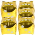 Miangastore 5pcs Cube Dice Balloons for Casino Party Decorations
