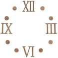 Miangastore DIY Wooden Roman Numeral Clock Repair Parts Set
