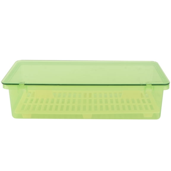 Miangastore Green Flatware Drawer Organizer Utensil Tray for Home