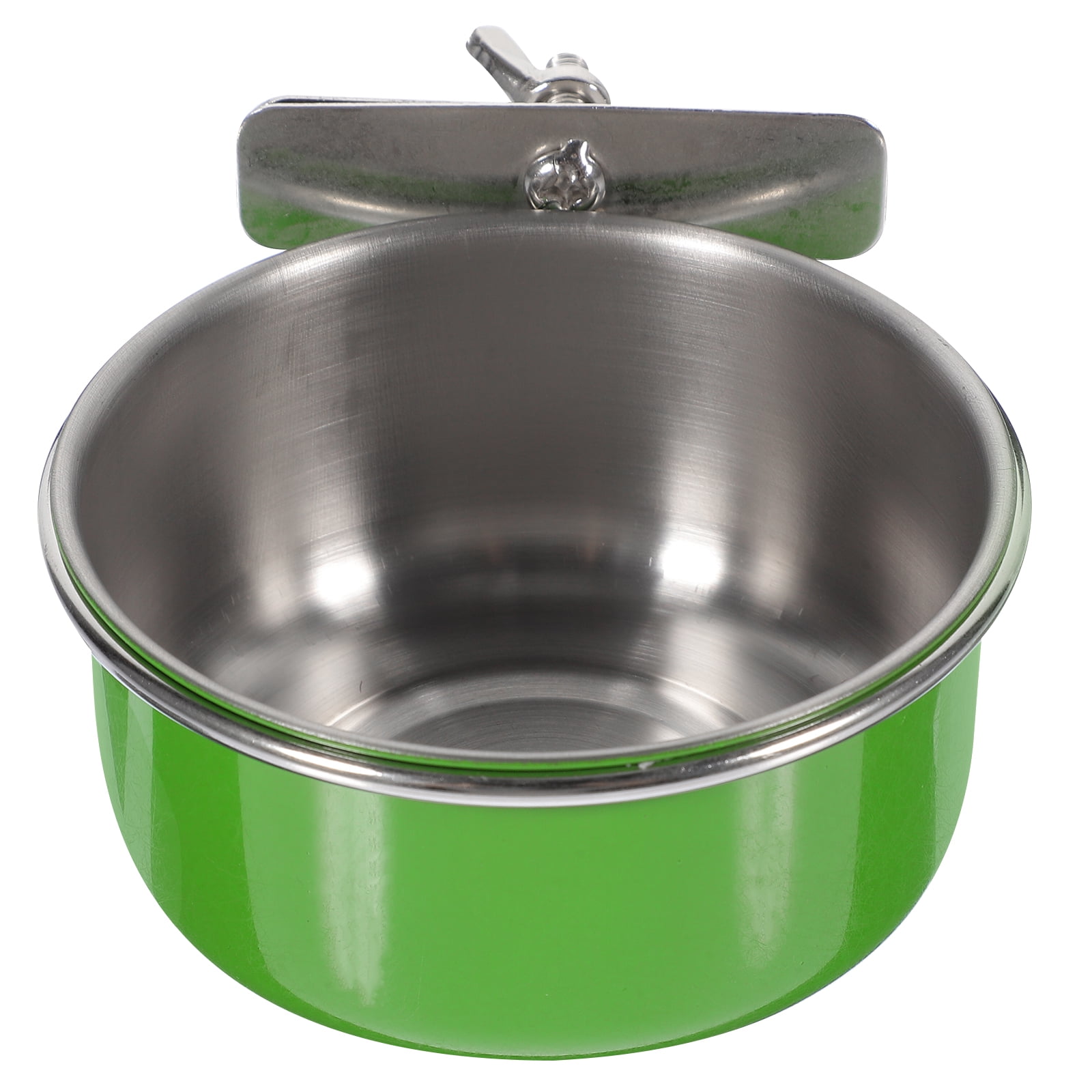 Miangastore Stainless Steel Bird Feeder Parrot Feeder Parrot Food Water