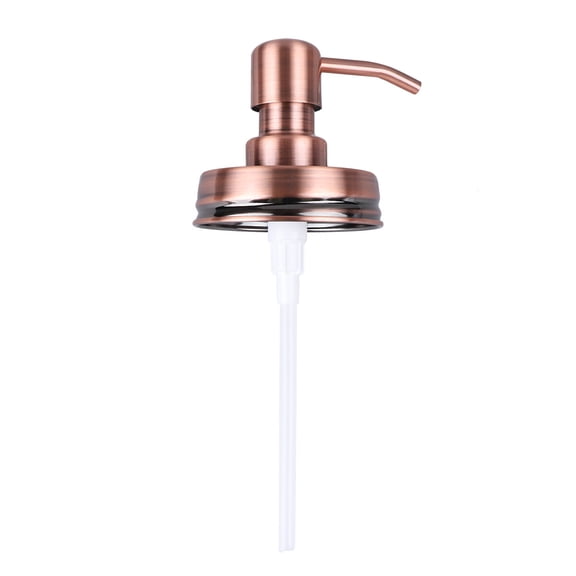 Miangastore Stainless Steel Soap Dispenser Pump for Mason Jar Bathroom Kitchen