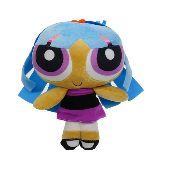 Miaobe 20 Cm Powers Movie Puffs Cartoons Game Plush Cute Anime Best for Fans 8" Kids Birthday Present (Blue Hair)