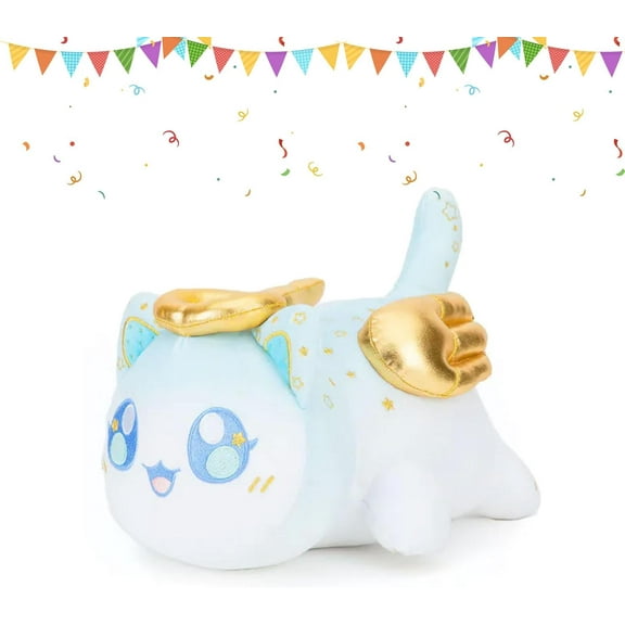 Miaobe Lovely 20 Cm Angel Cat Stuffed Animals Plush Toy,Cute Cat Cartoon Figure Plush Gift
