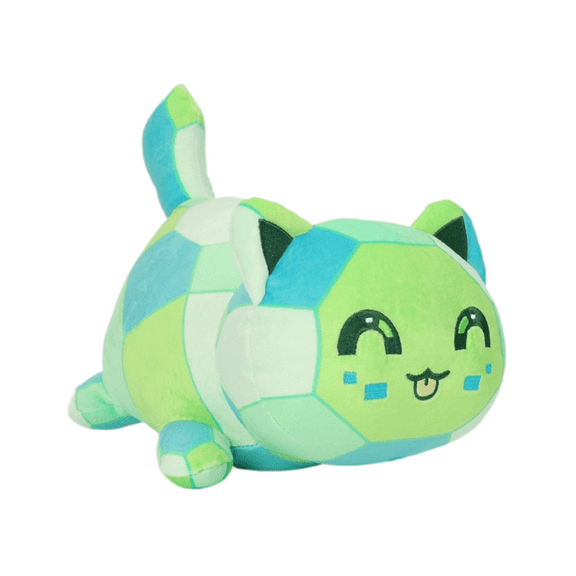 Miaobe Lovely 20 Cm Emerald Cat Stuffed Animals Plush Toy,Cute Cat Cartoon Figure Plush Gift Kids Birthday Present