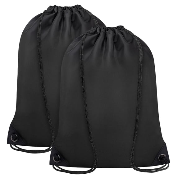 Miaocao 2PCS Drawstring Bags Bulk, String Backpack for Men Women, Cinch Bag Draw String Back Bag for Gym, Sports, Travel, Swimming, Beach, Red