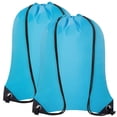 thumbnail image 1 of Miaocao 2PCS Drawstring Bags Bulk, String Backpack for Men Women, Cinch Bag Draw String Back Bag for Gym, Sports, Travel, Swimming, Beach, Red, 1 of 5