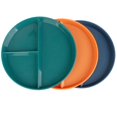 thumbnail image 1 of Miaocao 3 Pack Divided Plates for Adults, Portion Control Plates Compartment Dinner Plate, Lightweight Reusable Dinnerware Plates Dishwasher & Microwave Safe, 1 of 6