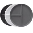 thumbnail image 1 of Miaocao 3 Pack Divided Plates for Adults, Portion Control Plates Compartment Dinner Plate, Lightweight Reusable Dinnerware Plates Dishwasher & Microwave Safe, 1 of 6