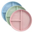 thumbnail image 1 of Miaocao 3 Pack Divided Plates for Adults, Portion Control Plates Compartment Dinner Plate, Lightweight Reusable Dinnerware Plates Dishwasher & Microwave Safe, 1 of 6