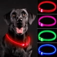 thumbnail image 1 of Miaocao Flashseen LED Dog Collar, USB Rechargeable Glowing Lighted Up Collar, Cuttable Water-Resistant TPU Safety Collar Lights for Small Medium Large Dogs, 1 of 7