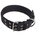 thumbnail image 1 of Miaocao Heavy Duty Adjustable Dog Collar, 2 Inch Wide Military Thick Dog Collars for Large Dogs, Breathable Nylon Pet Collar with Metal Buckle & D Ring, 1 of 6
