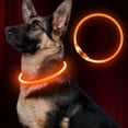thumbnail image 1 of Miaocao Led Dog Collar, BSEEN USB Rechargeable Flash Dog Necklace Light, Pet Safety Collar Makes Your Beloved Dogs Be Seen at Night for Small Medium Large Dogs, 1 of 6